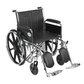 Drive Medical Sentra EC Heavy Duty Wheelchair - 20" Seat std20ecdfahd-elr